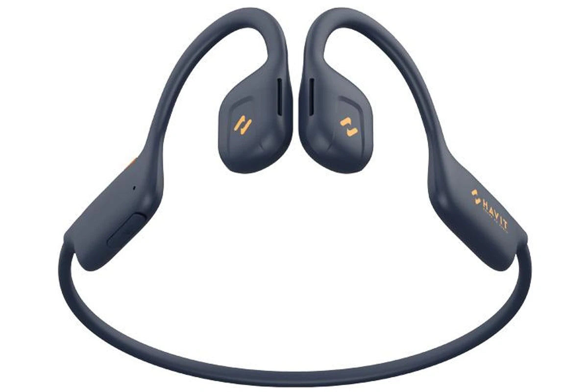 Havit E510BT Freego1 Air Open Ear Air Conduction Headphones - Blue