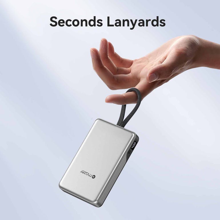 Mazer M-PC35L10V3 10k PD35W built-in USB-C Powerbank (Desert Titanium)