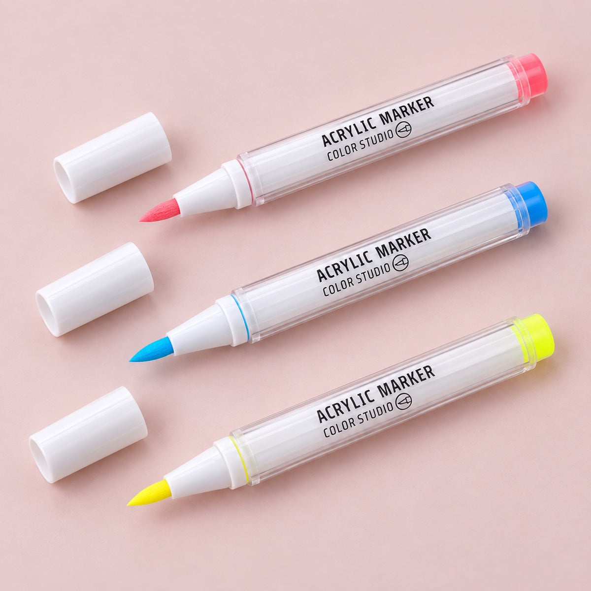  Acrylic Brush Marker Set 9 Colours - Dopamine Series  