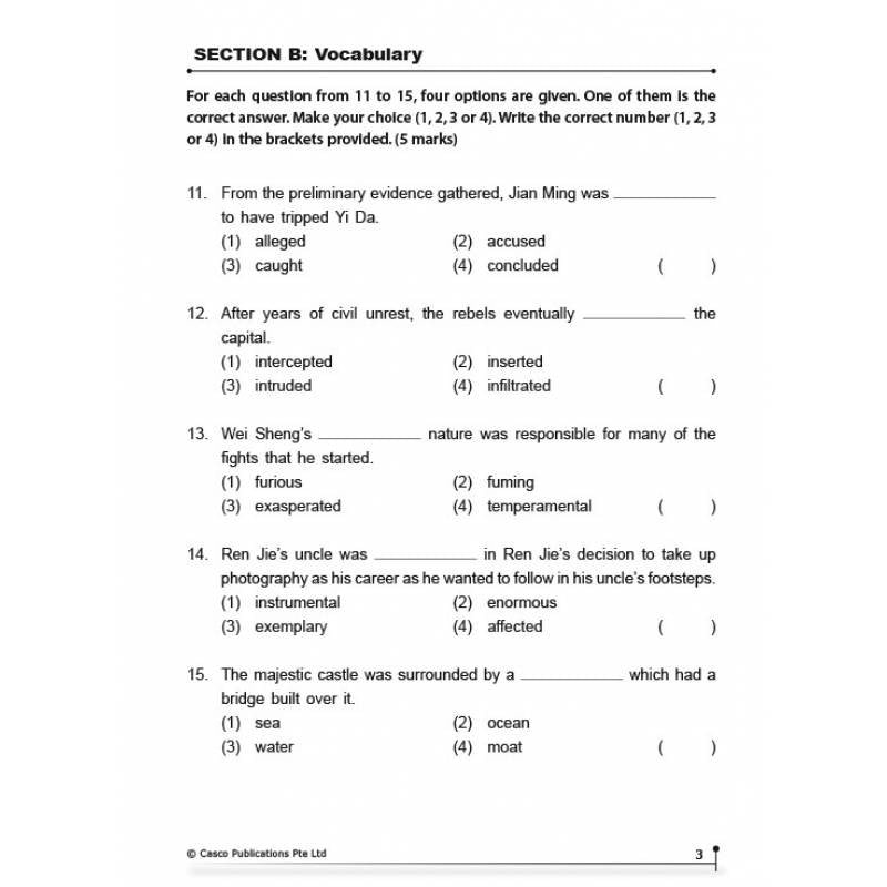 New English Language Trial Examinations 5