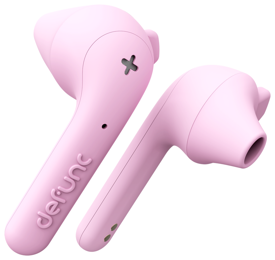 Defunc True Basic Wireless Earbuds, Pink