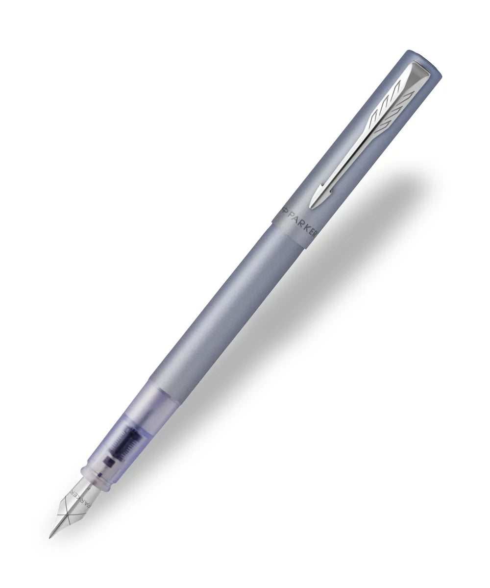 PARKER FOUNTAIN PEN  VECTOR XL M SIL BLUE