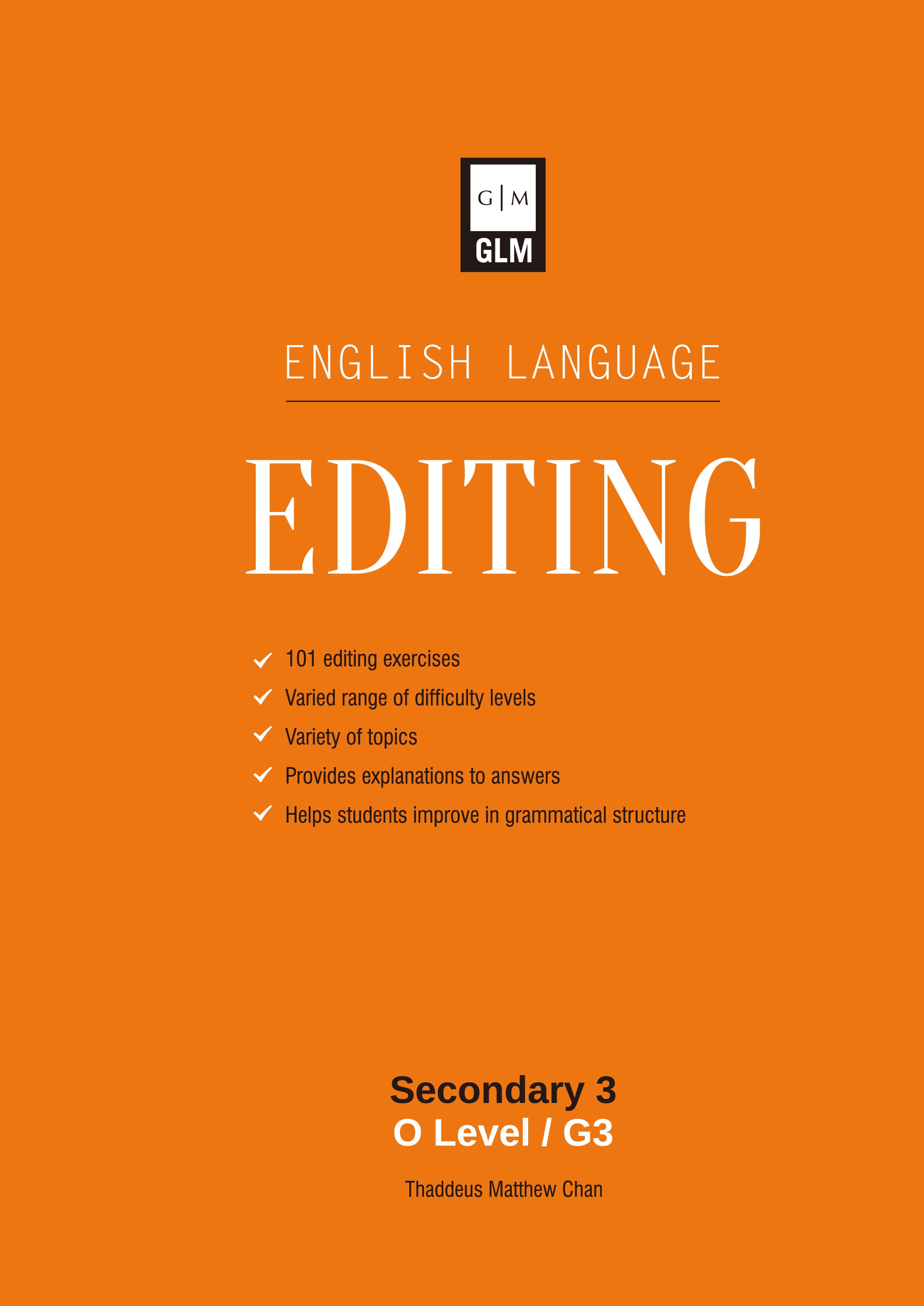 Secondary 3 Express English Editing