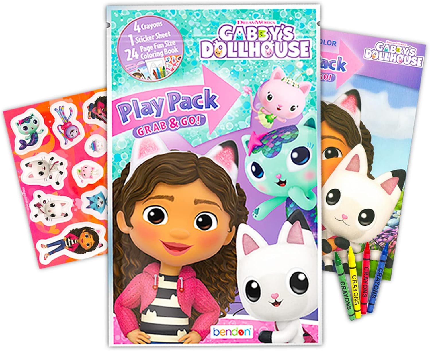 Gabby’s Dollhouse Coloring and Activity Books Set