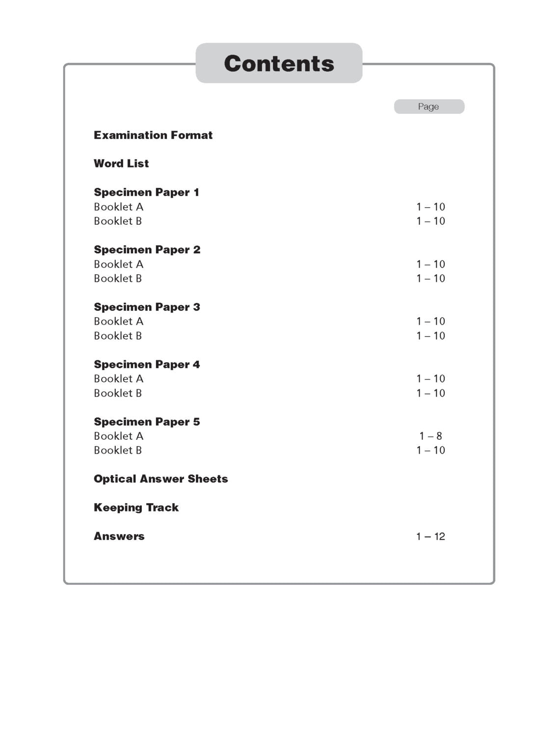 Psle Foundation Science Specimen Papers 