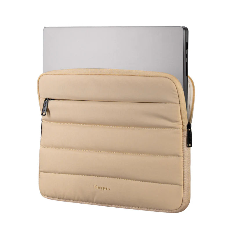 Targus TBS97613GL Puffer 13-14 inch Sleeve (Beige)