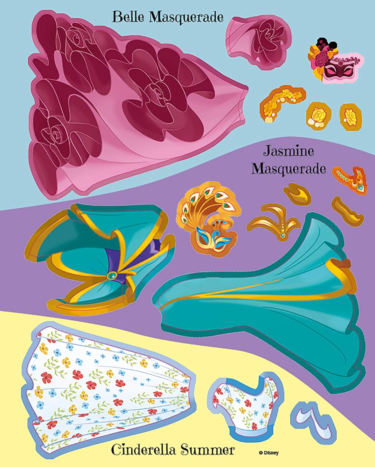 Disney Princess Design and Create Sketchpad (Paperback)