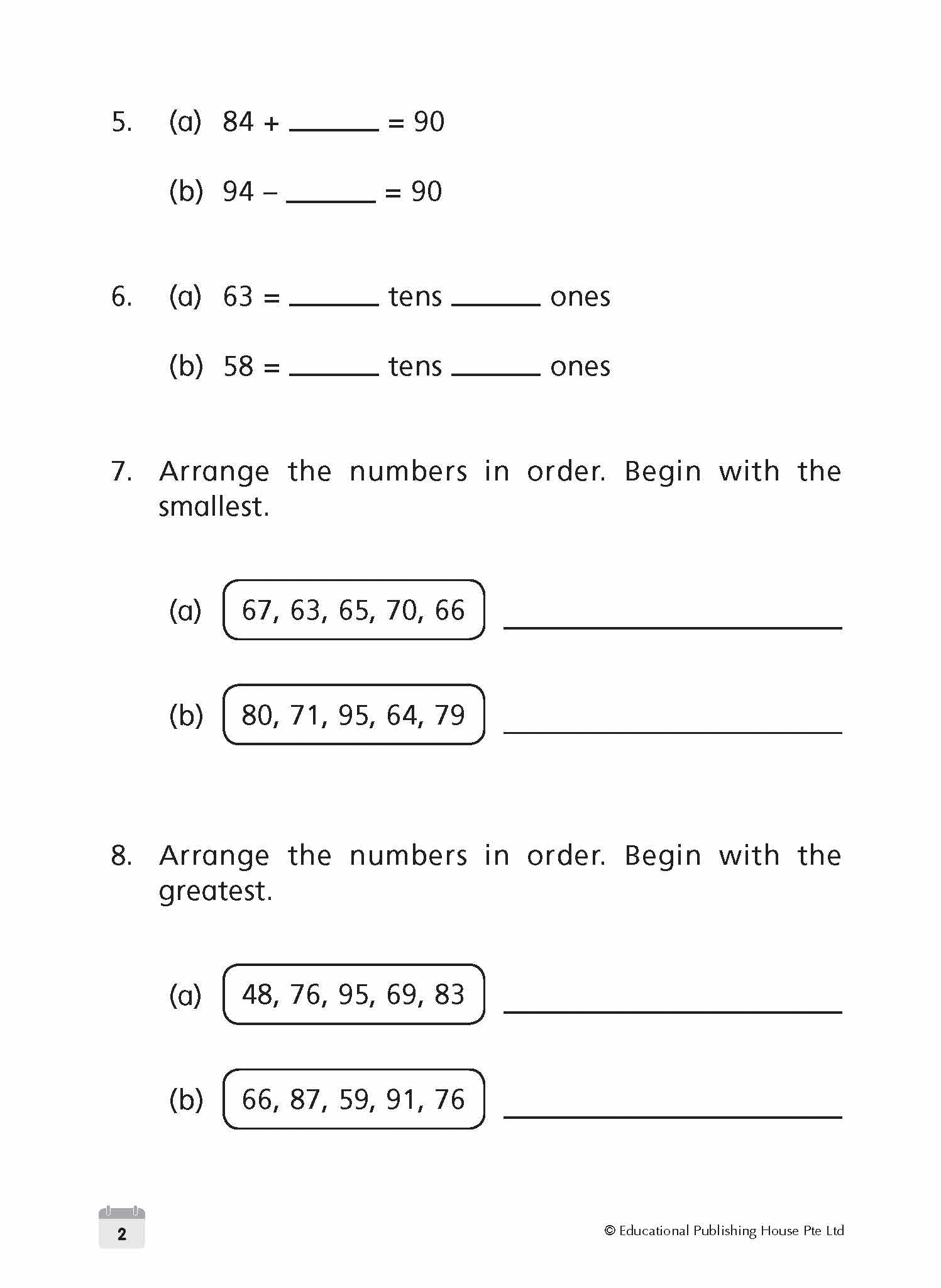 Primary 2 Maths Weekly Revision (4th Edition)