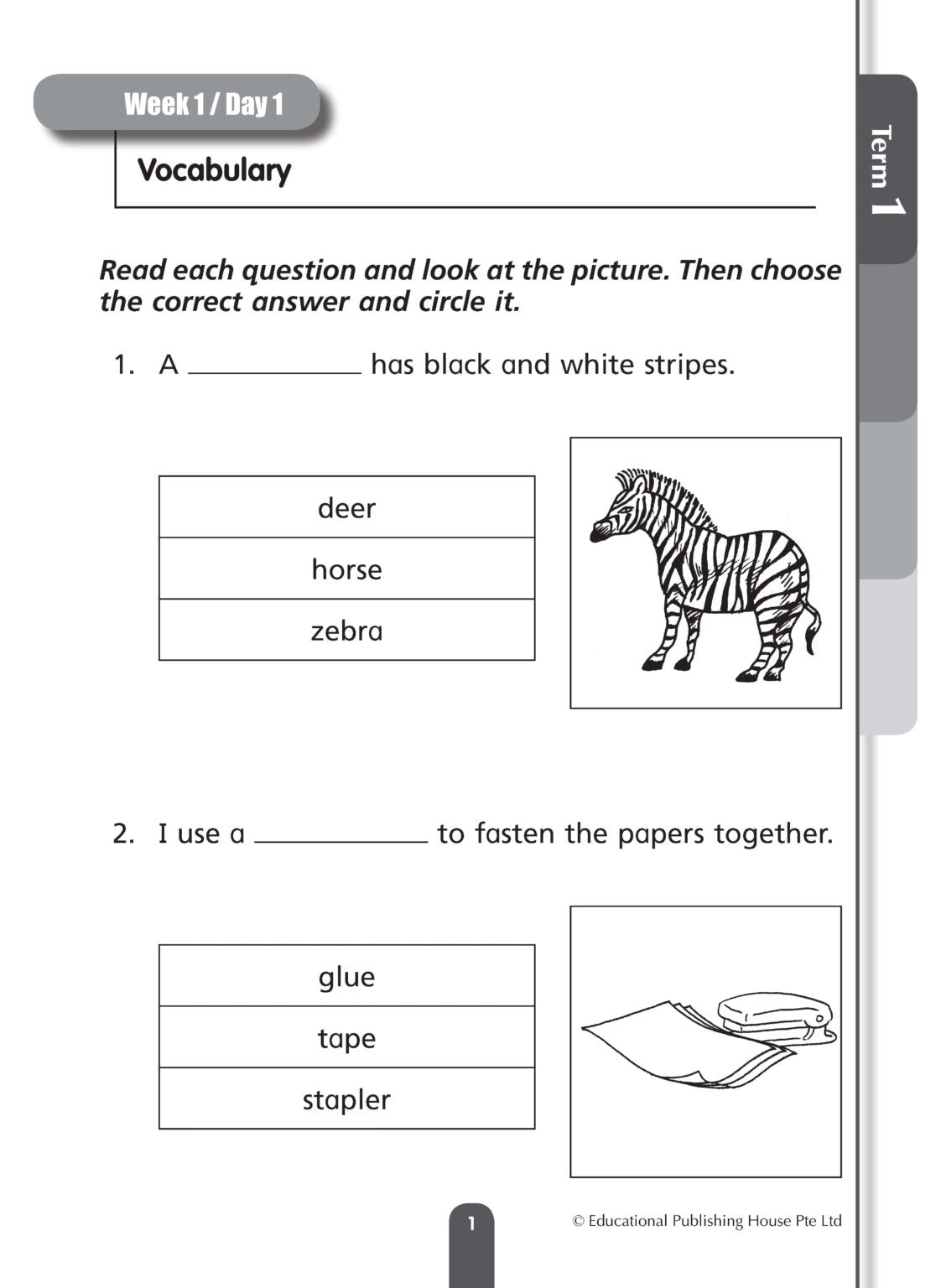 Primary 1 Daily Dose Of English 