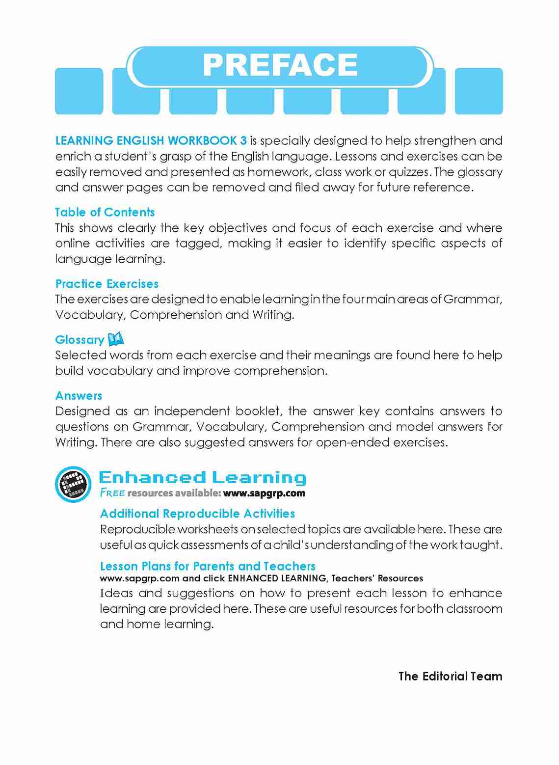 LEARNING ENGLISH Workbook 3