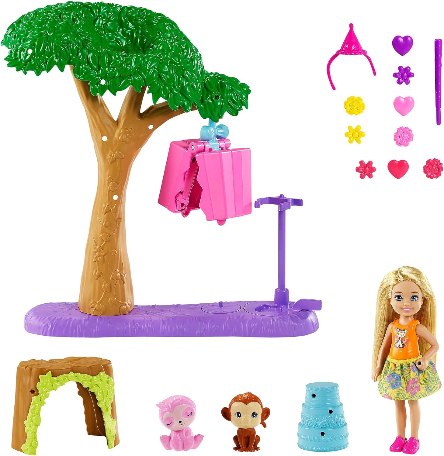 MATTEL BARBIE CHELSEA THE LOST BIRTHDAY PINATA PARTY FUN SURPRISE PLAYSET