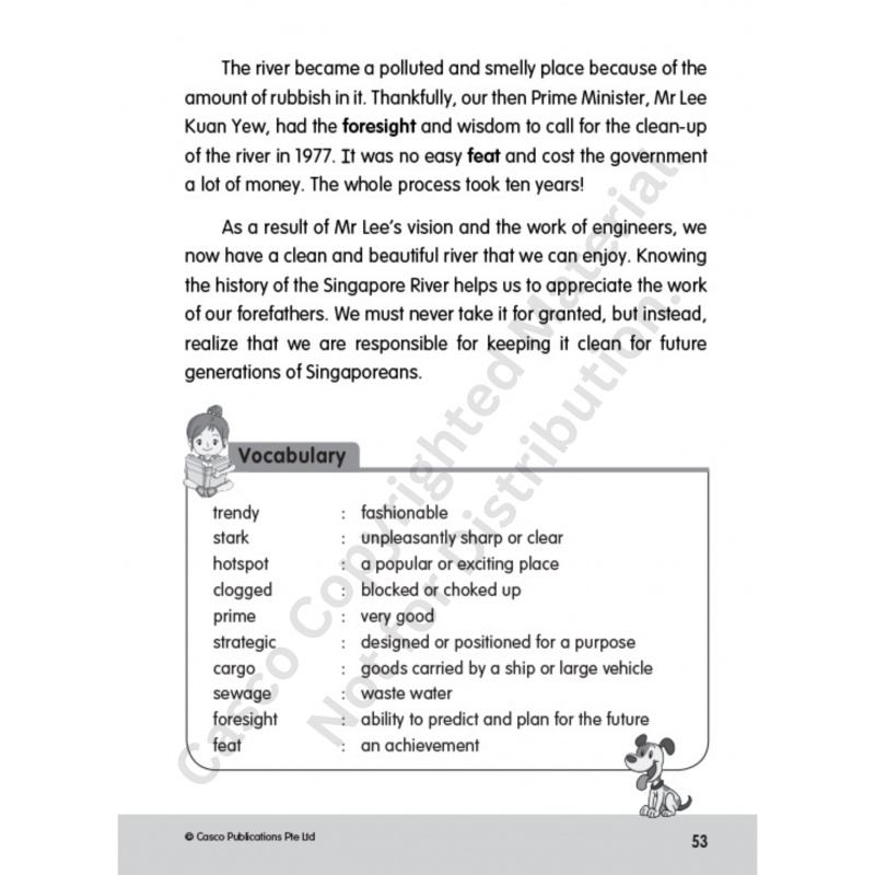 English Comprehension Worksheets Primary 3