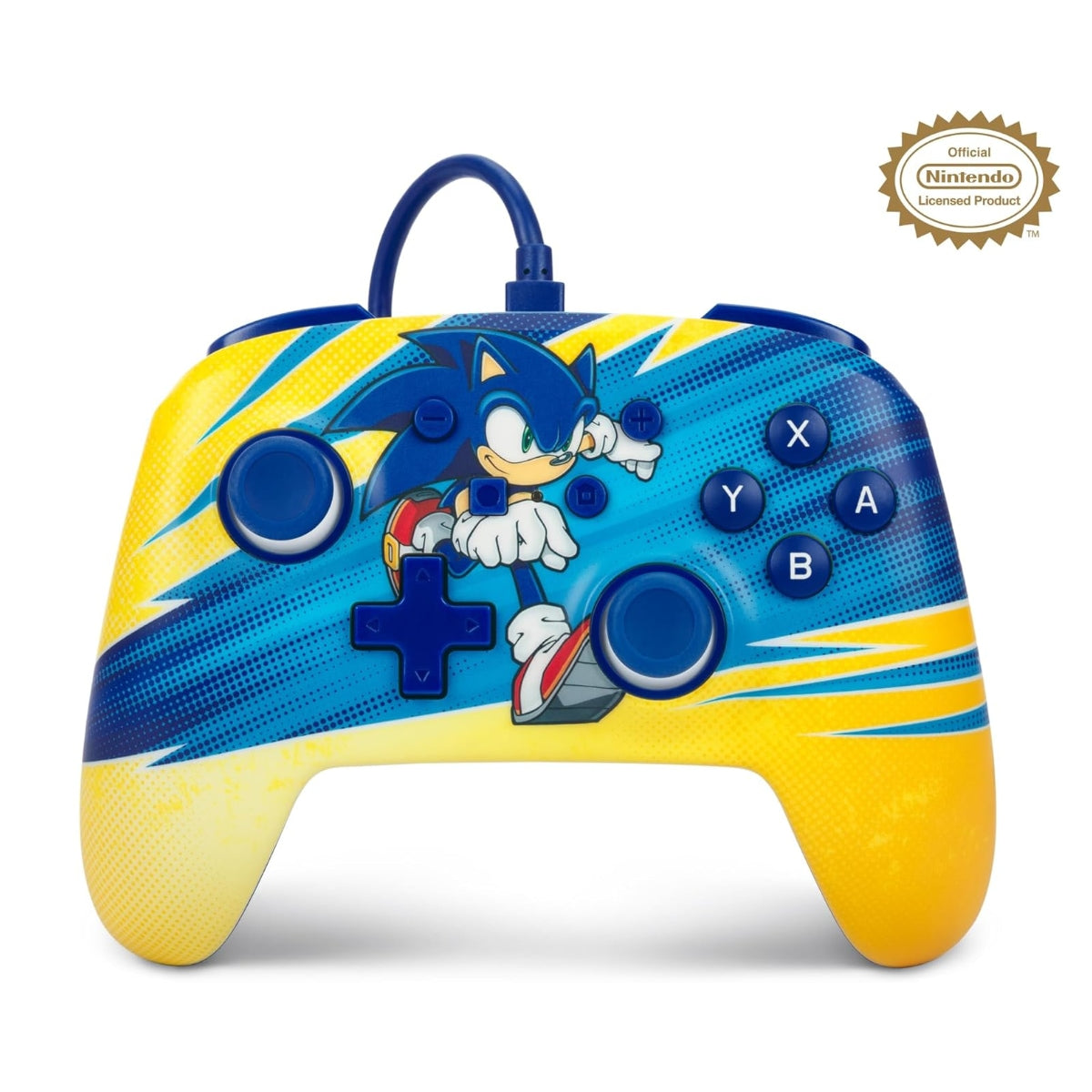 PowerA Enhanced Wired Controller for Nintendo Switch - Sonic Boost (Officially Licensed)