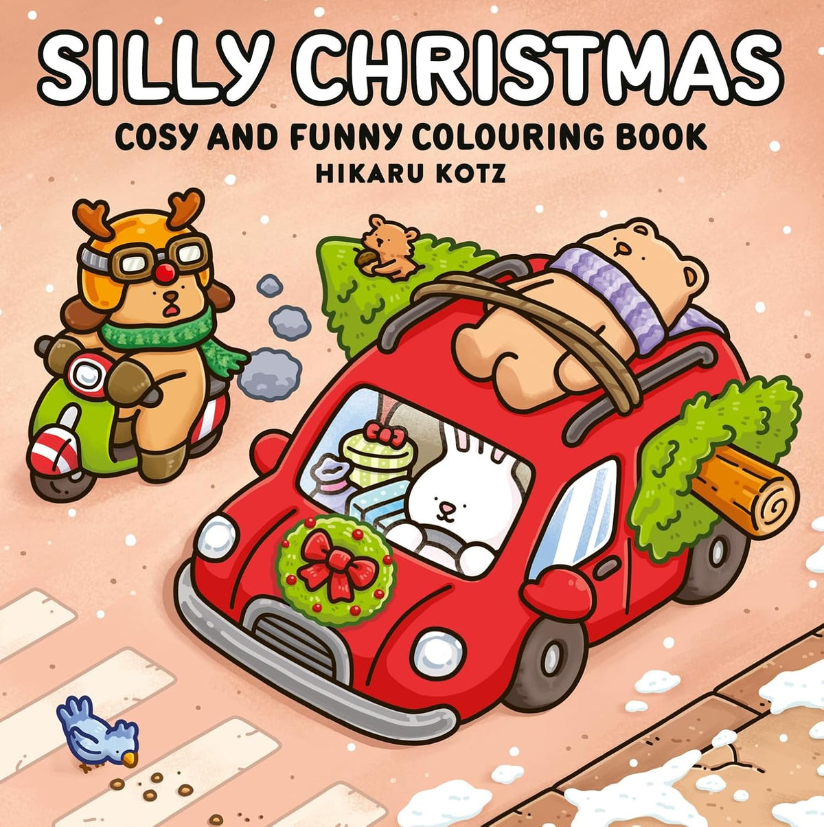 Silly Christmas: Cosy and Funny Colouring Book for All Ages (Paperback)