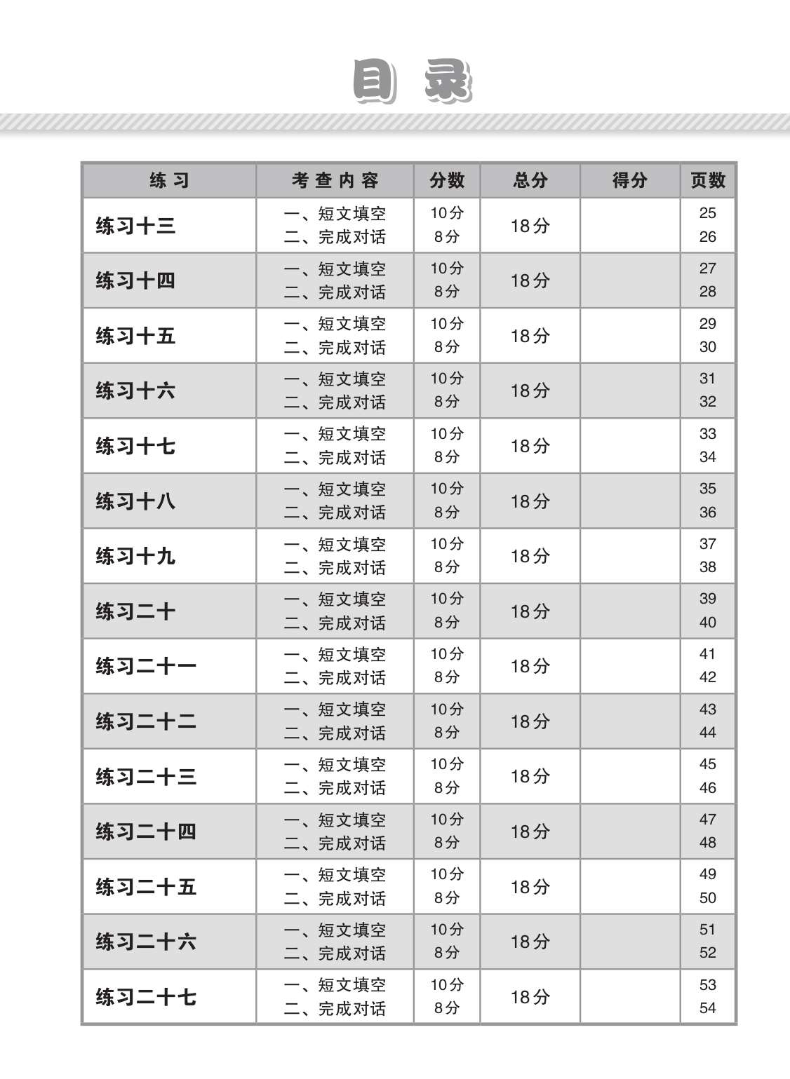小二华文 短文填空 / 完成对话 (Chinese Cloze Passages and Dialogue Completion for Primary 2)