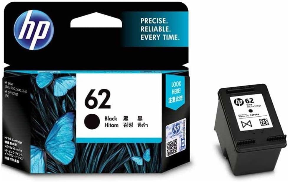 HP 62 Black Original Ink Cartridge