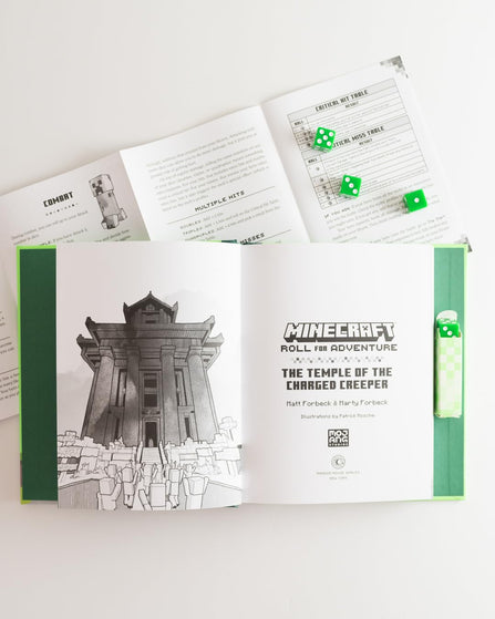 Minecraft: Roll for Adventure: The Temple of the Charged Creeper (Hardcover)
