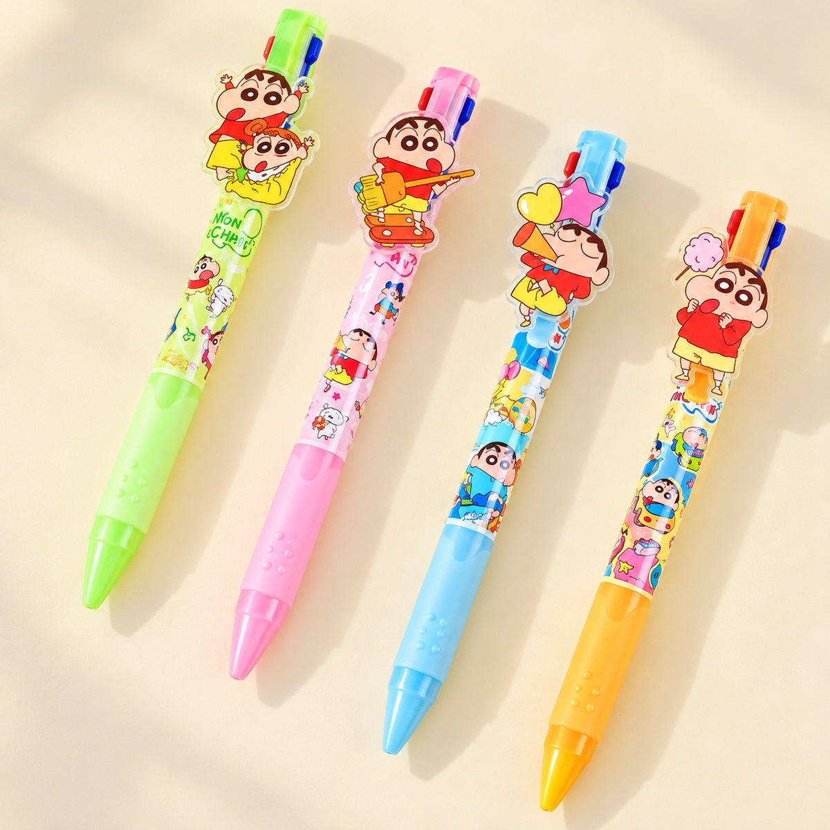  Crayon Shinchan Three Colour Ballpoint Pen 0.5mm - 4 Assorted Design 