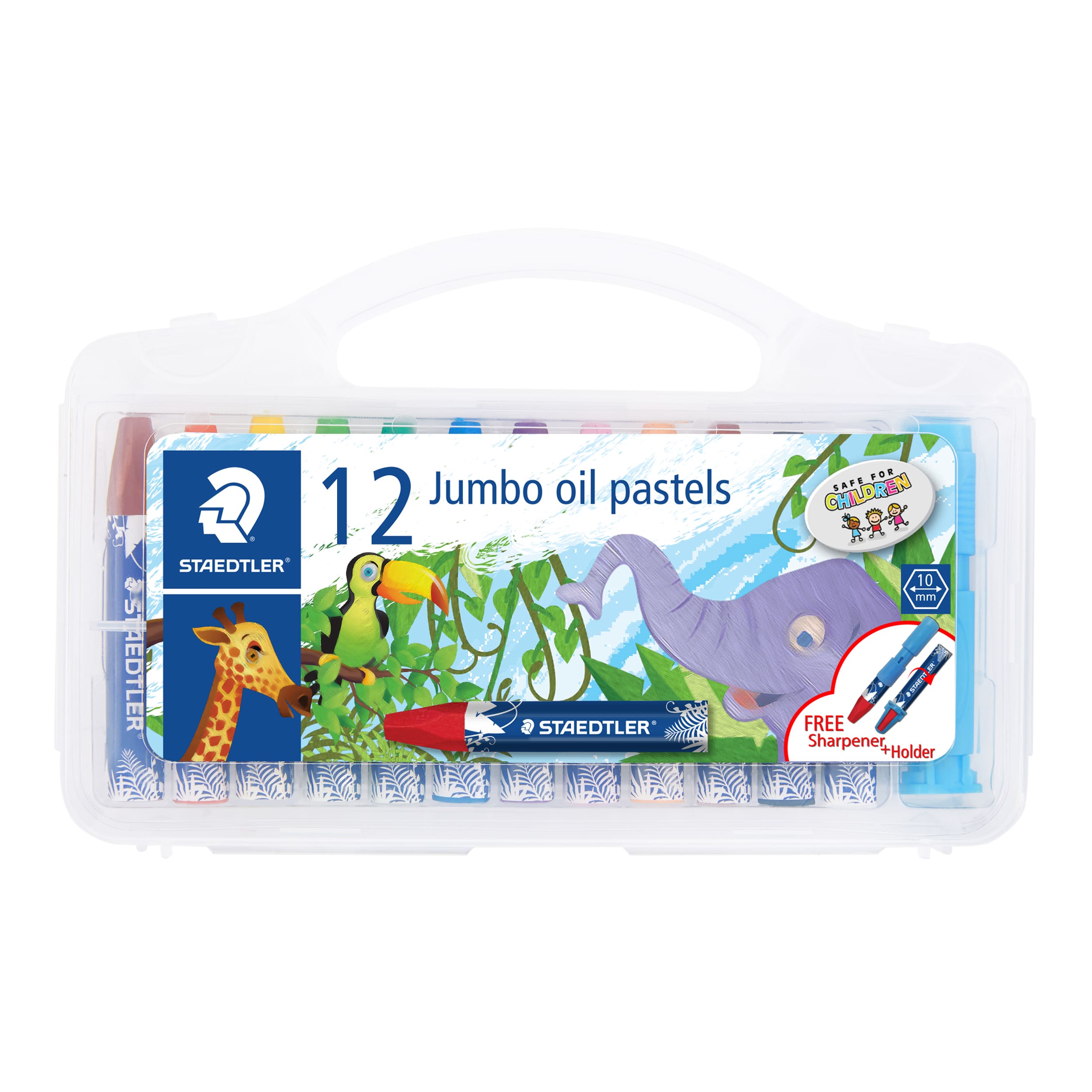 STAEDTLER JUMBO OIL PASTEL 12COL 241PB12