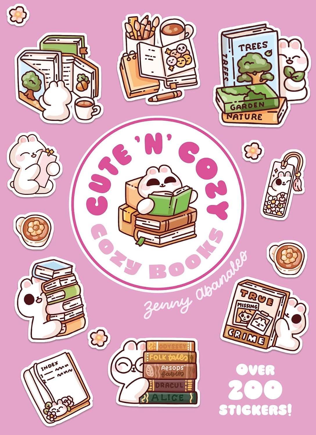 Cozy Books: A Cute 'n' Cozy Little Sticker Book: Over 200 stickers! (Paperback)