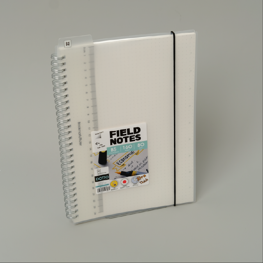 Hw Wire-o Pp Dot Notebook B5 80g 160pg