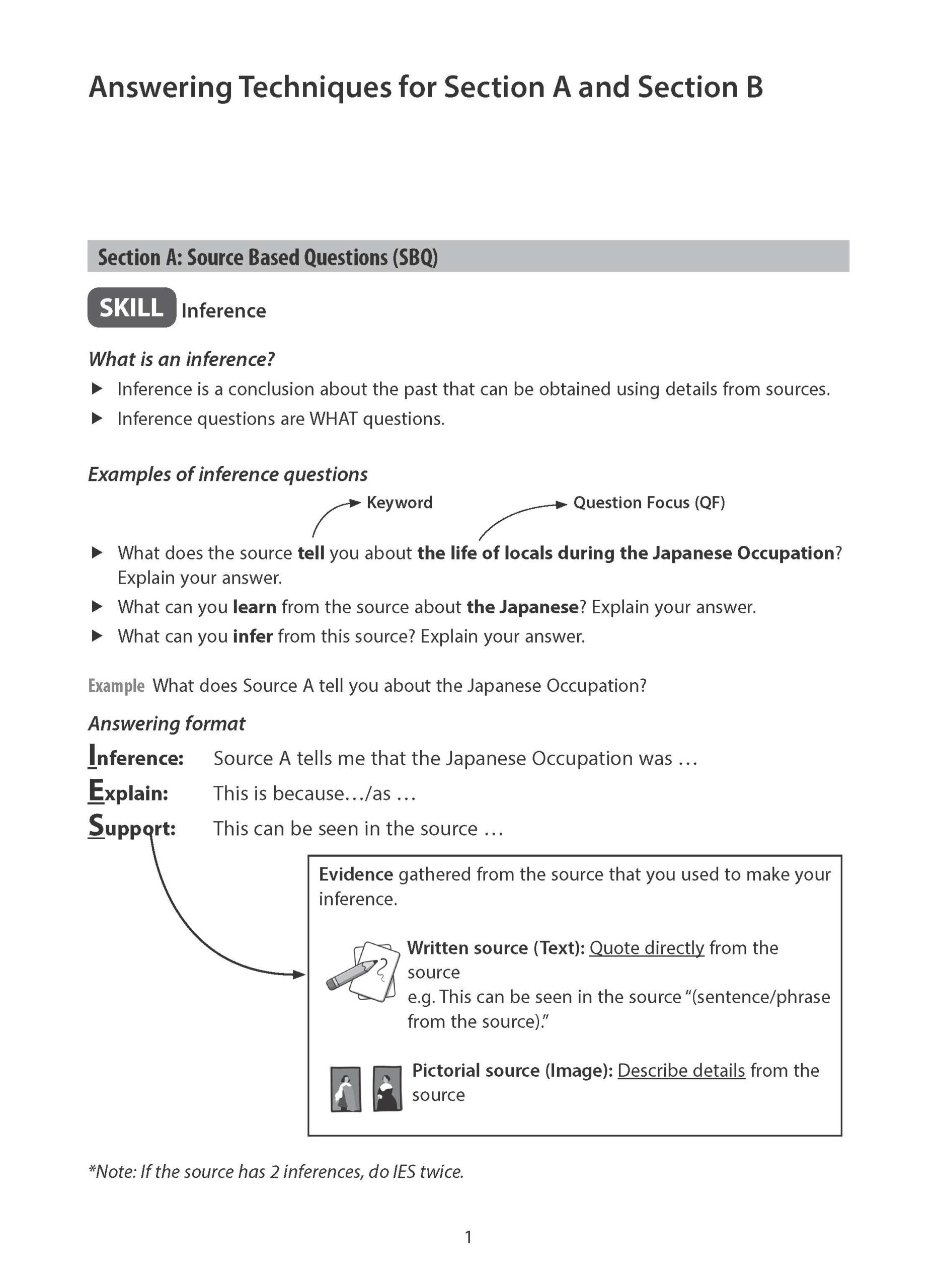 Secondary 2 History Guide & Practice