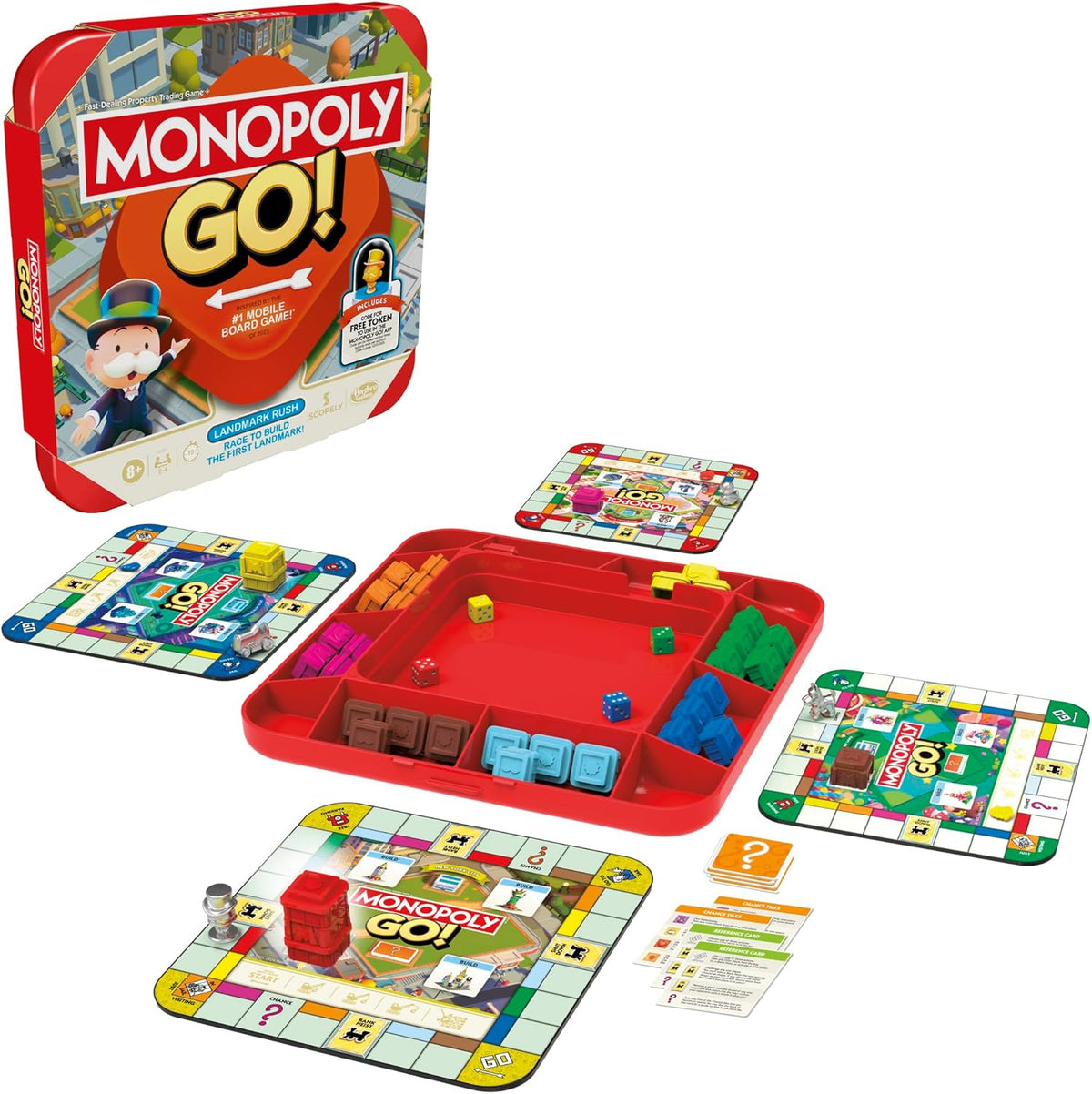 HASBRO MONOPOLY GO BOARD GAME