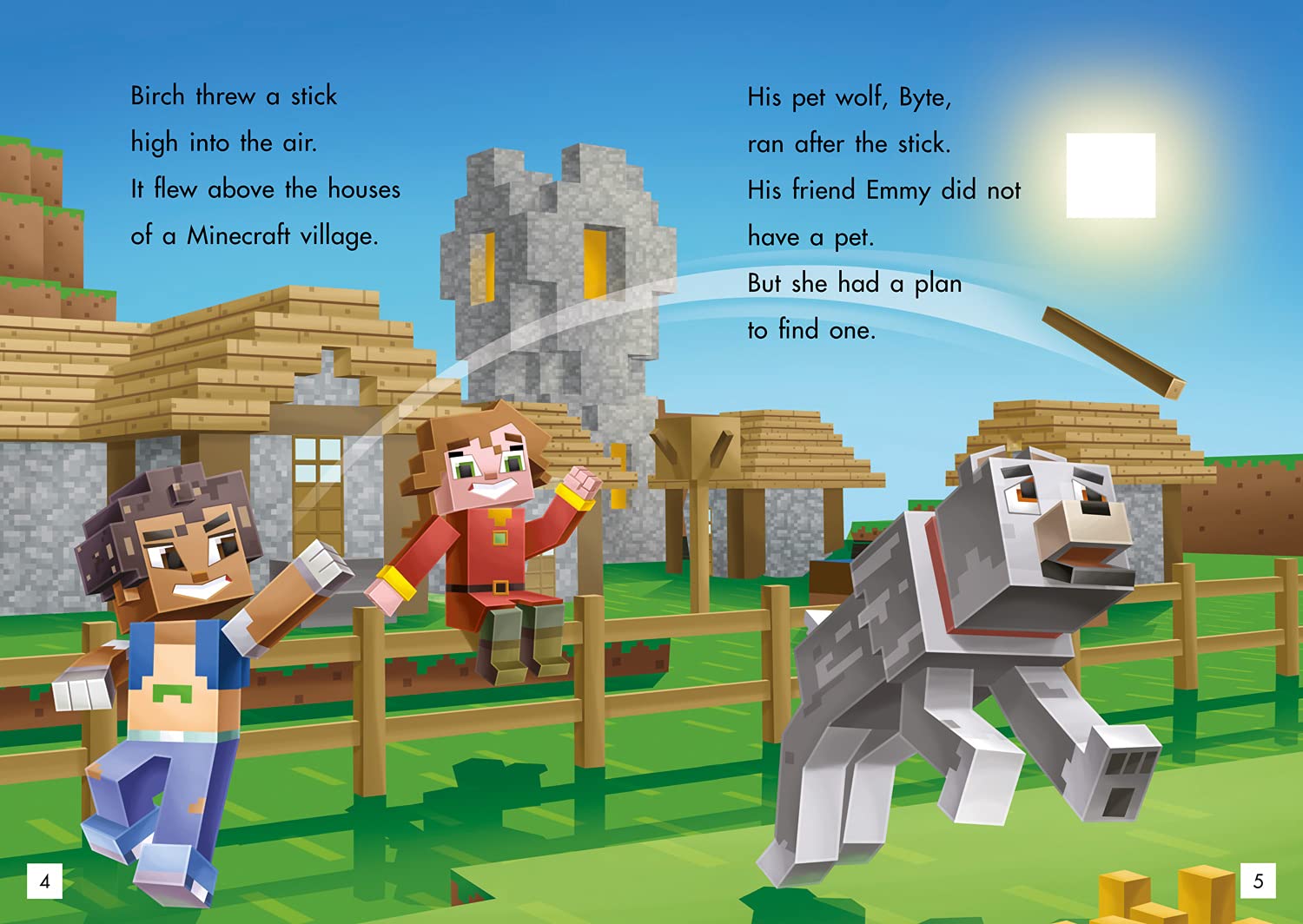 Minecraft Young Readers: Mobs in the Overworld Paperback