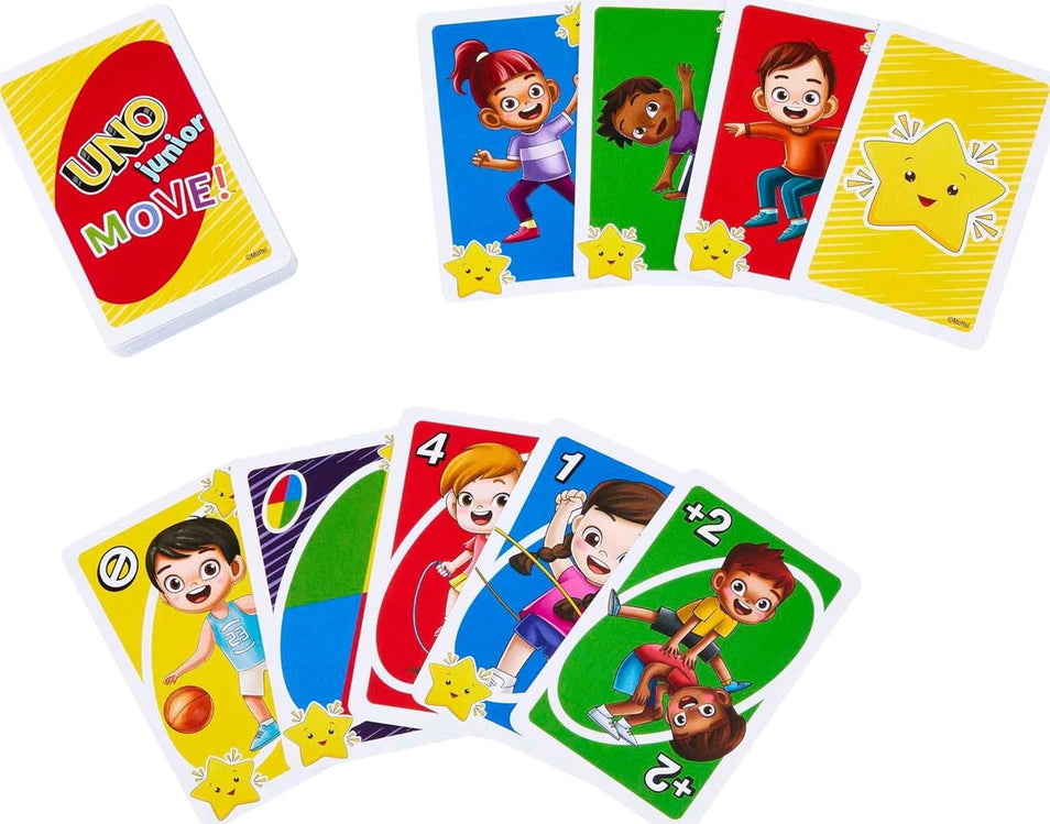 MATTEL UNO JUNIOR MOVE CARD GAME
