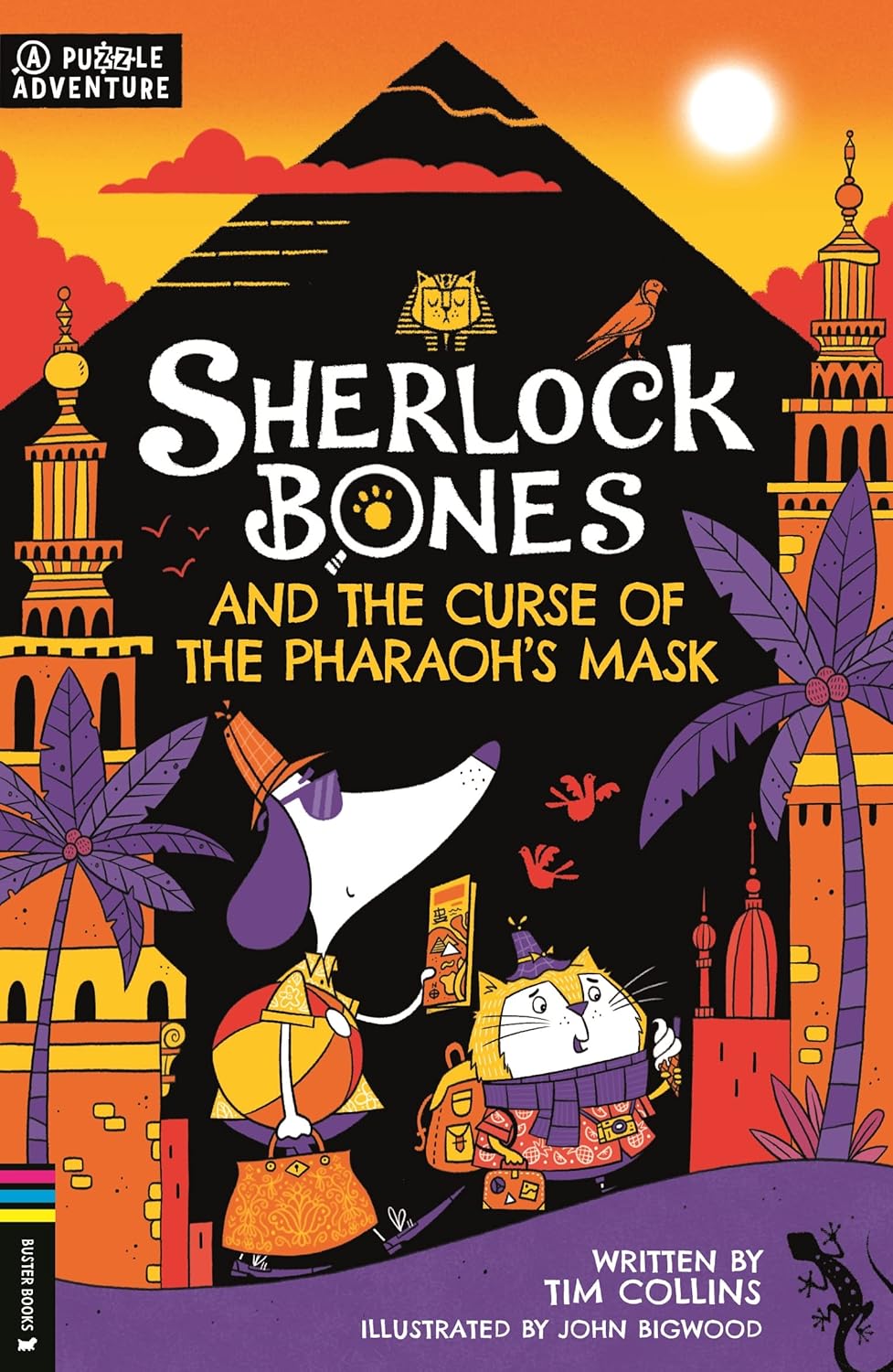 Sherlock Bones And The Curse Of The Pharaoh's Mask: A Puzzle Adventure Volume 2