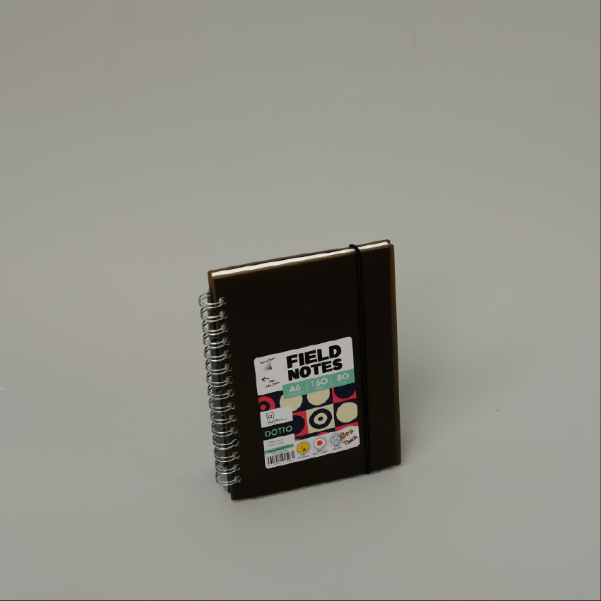Hw Wire-o Pp Dot Notebook A6 80g 160pg