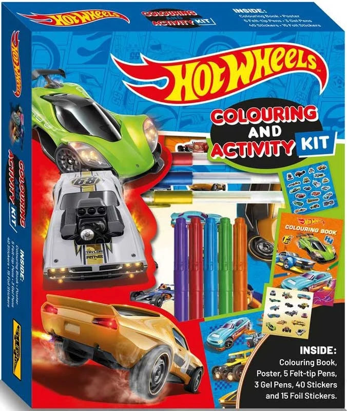 Hot Wheels Colouring And Activity Kit