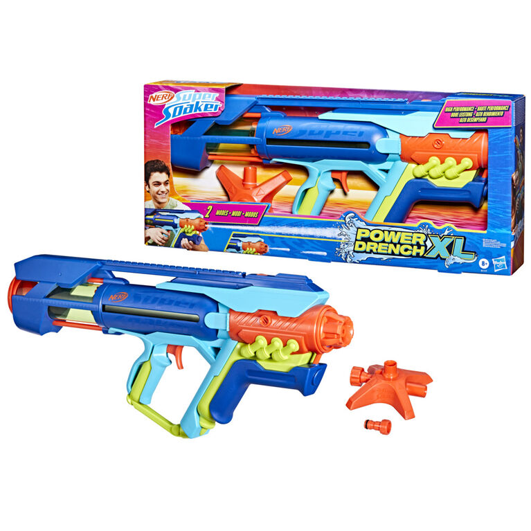 HASBRO NERF SUPER SOAKER POWER DRENCH XL WATER BLASTER