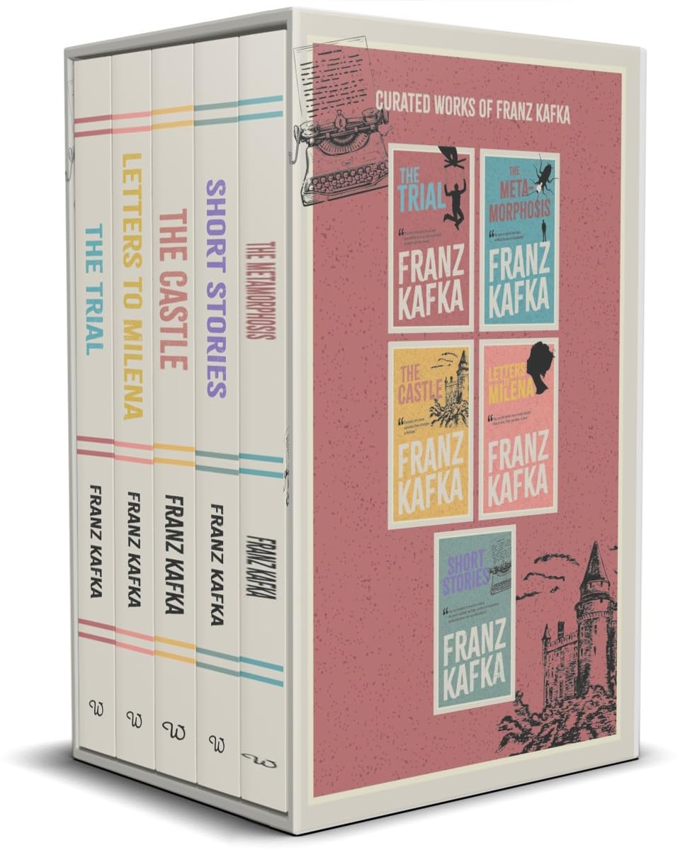 Curated Works of Franz Kafka 5 Books Collection Boxed Set