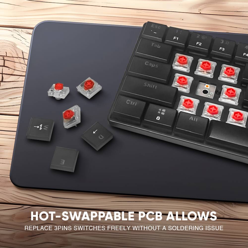 Armaggeddon SMK1C Modular Mechanical Keyboard (Tactile) White