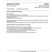 Normal Academic Science Physics Exam Q&A 15-24 (Yearly)