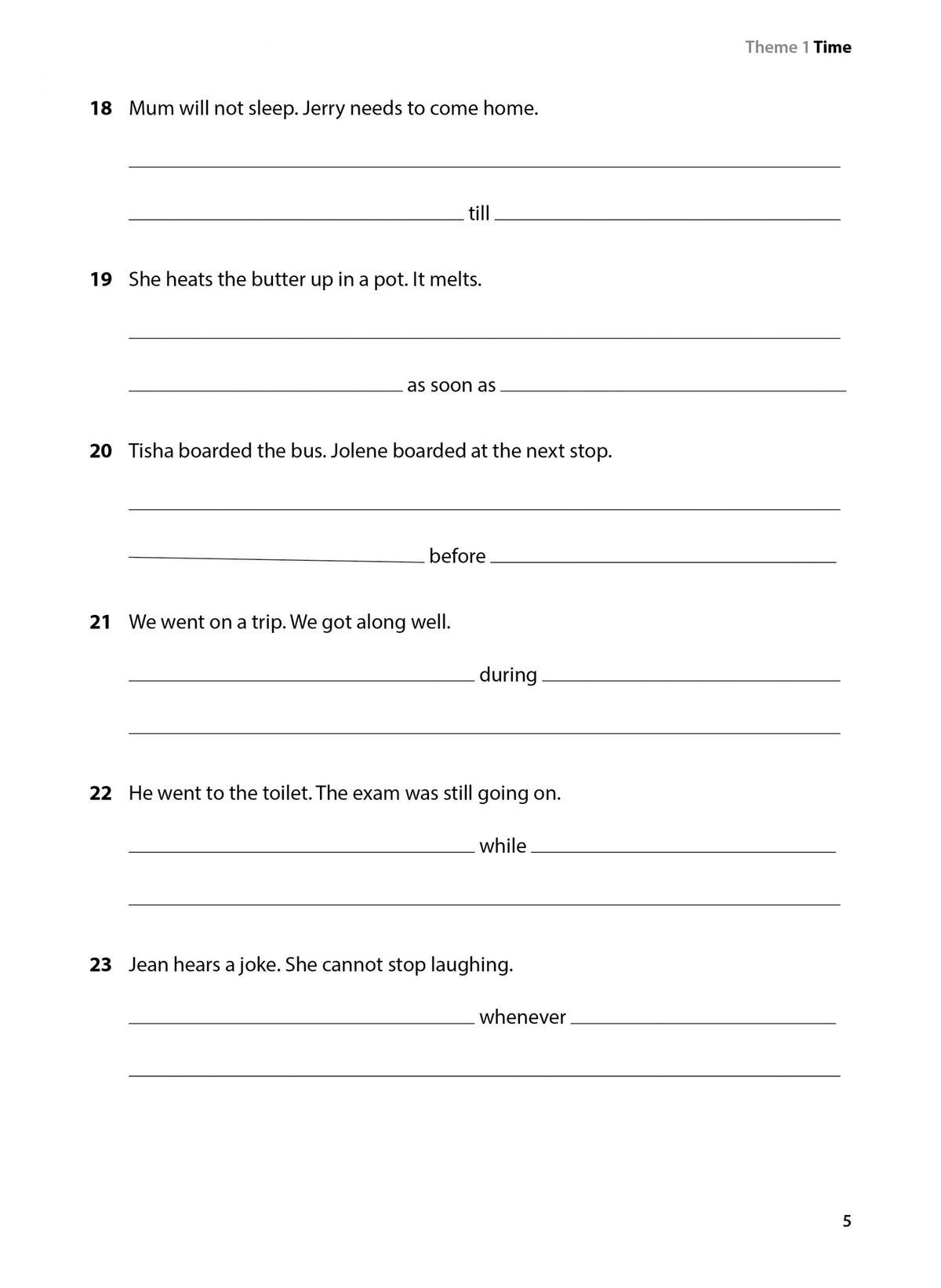Upper Primary English Intensive Practice Synthesis and Transformation
