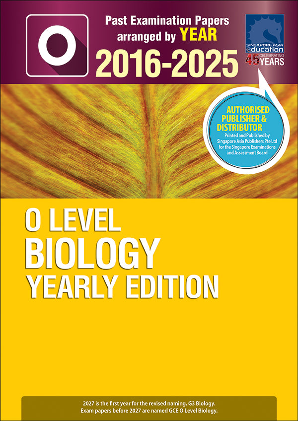  O-Level Biology YE (2016-2025)