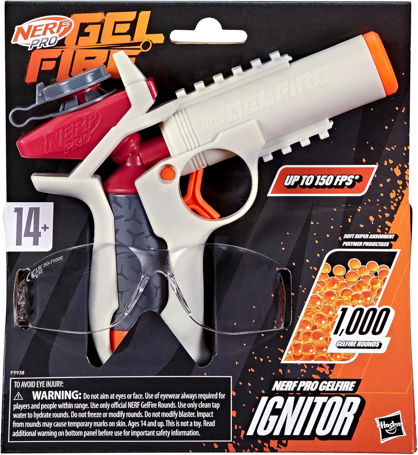 HASBRO NERF PRO GELFIRE IGNITOR BLASTER