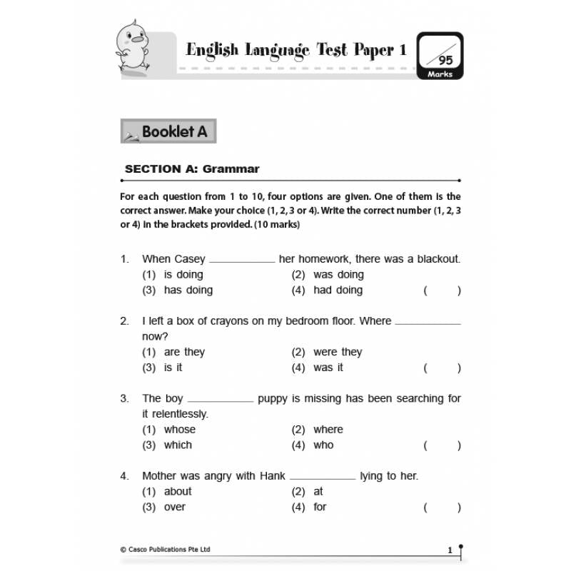 New English Language Trial Examinations 3