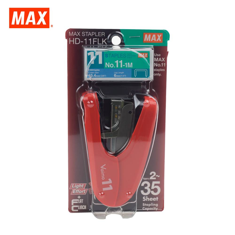 MAX STAPLER HD -11FLK VAIMO 11 FLAT CLINCH