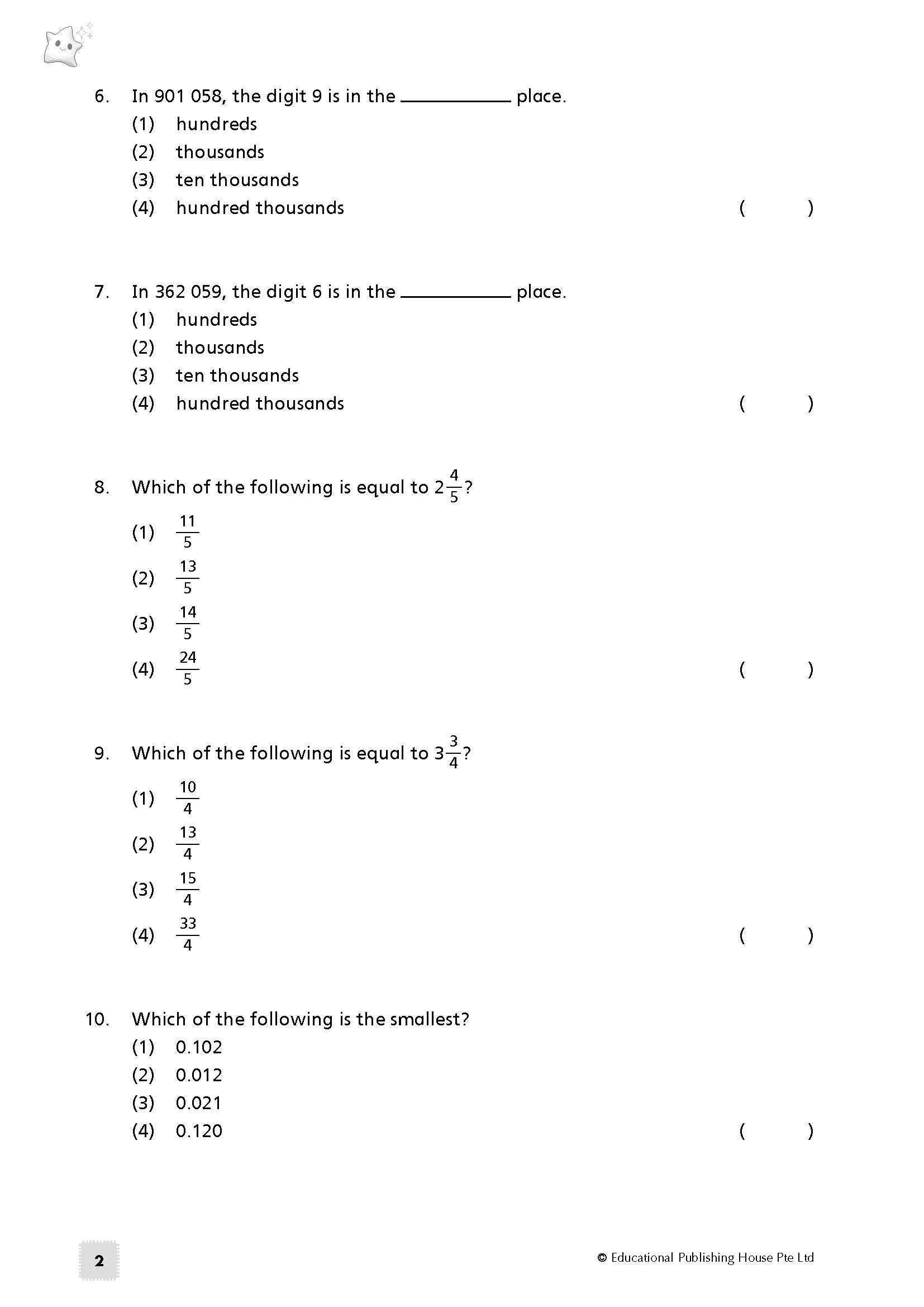 PSLE Maths Exam Power Pack