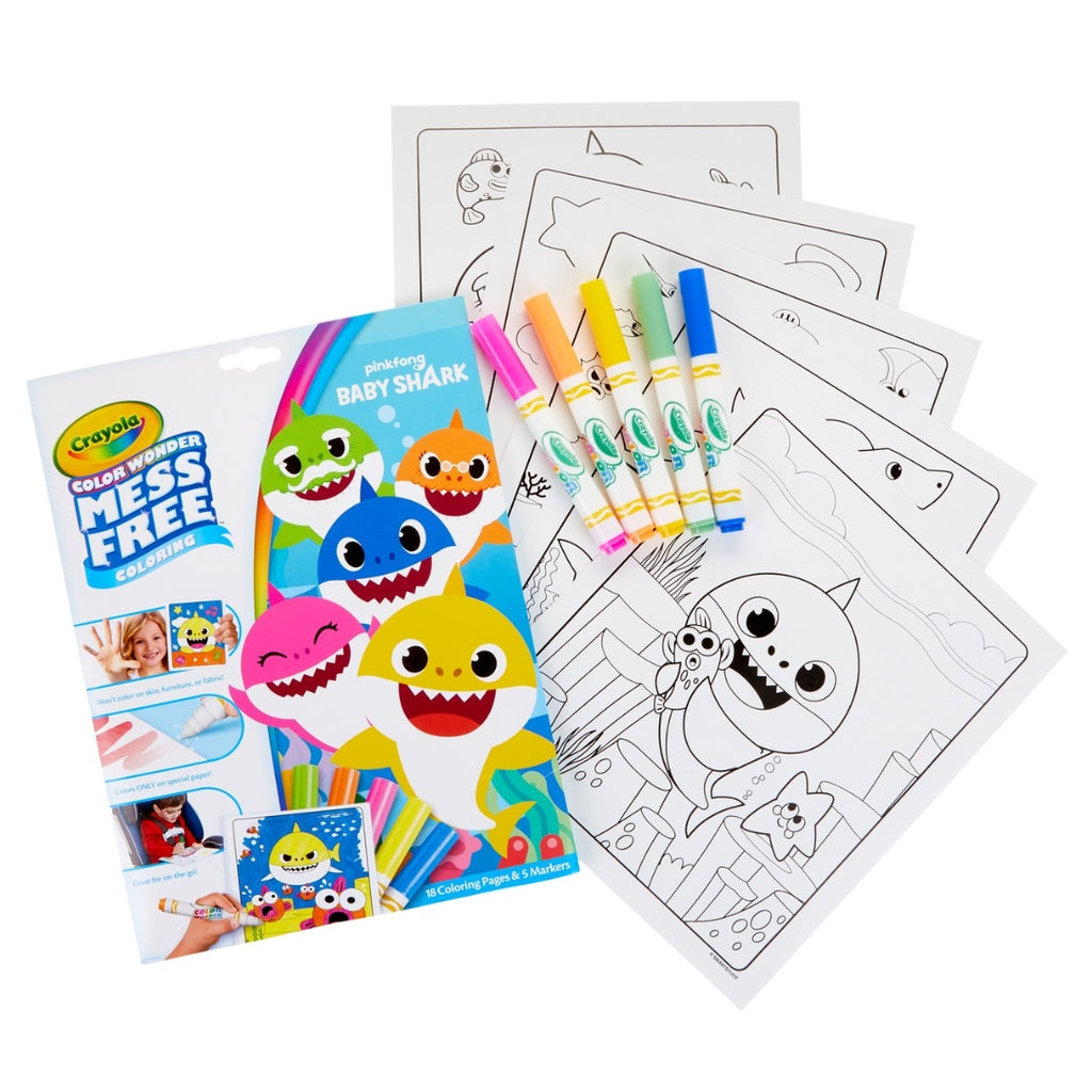 Crayola Color Wonder Baby Shark Set 757103
