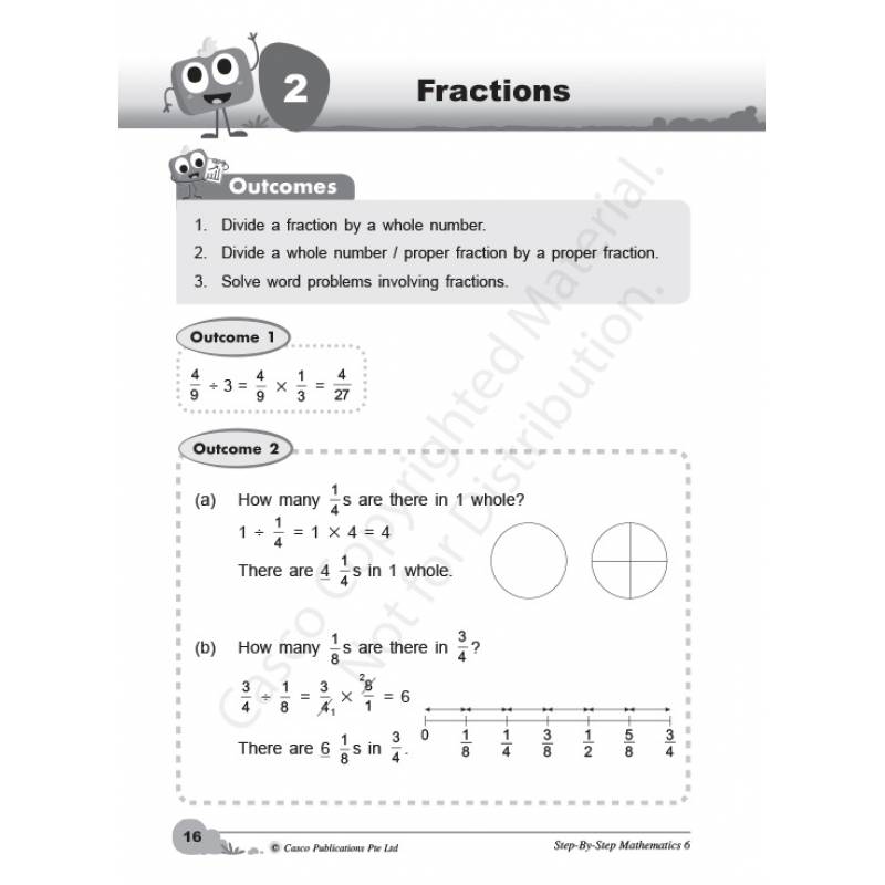 Step by Step Mathematics Primary 6 by Casco - Revised Edition