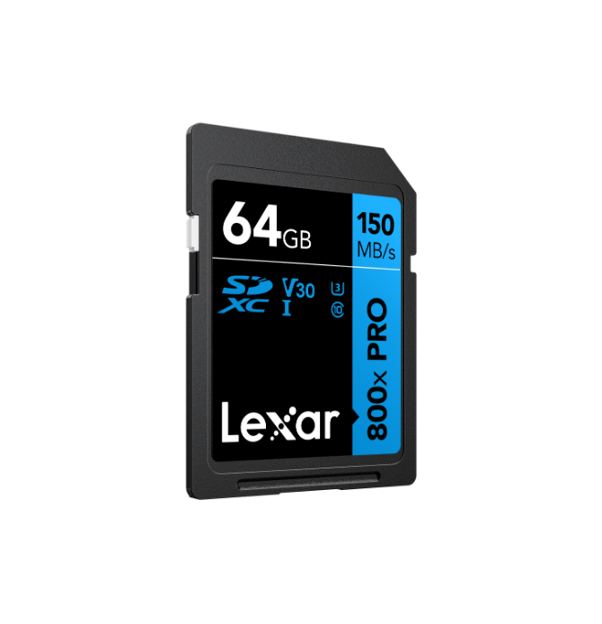 Lexar High-Performance 800x PRO SDXC UHS-I Card 64GB