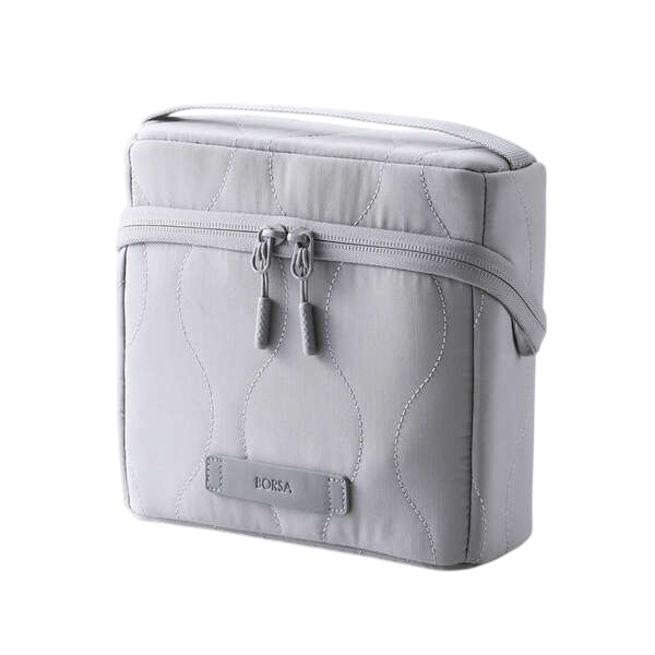 Elecom BMA-QTGPSGY Quilted Gadget Pouch, Stand Type