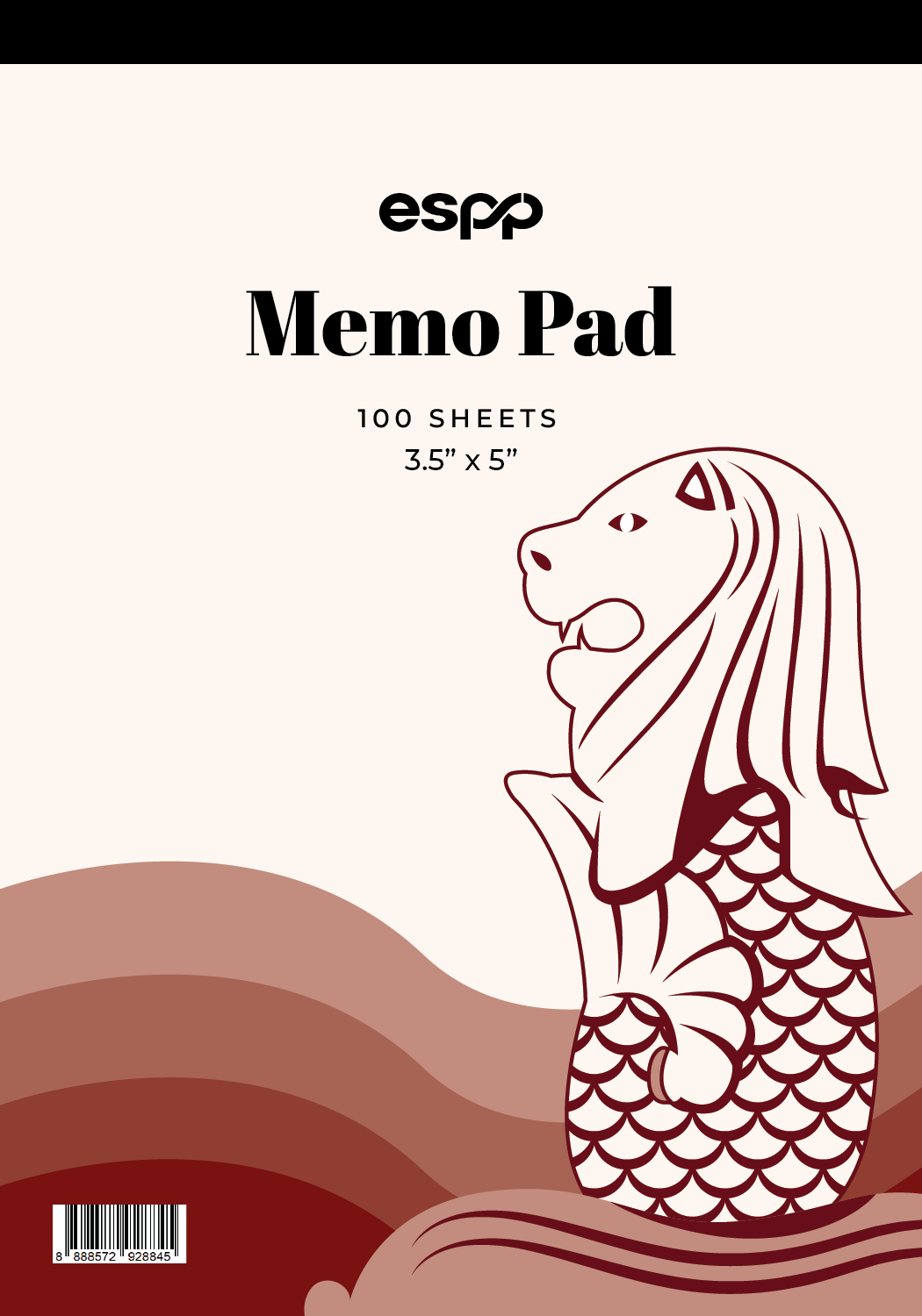 MEMO PAD LION 0698 3.5x5 5in1