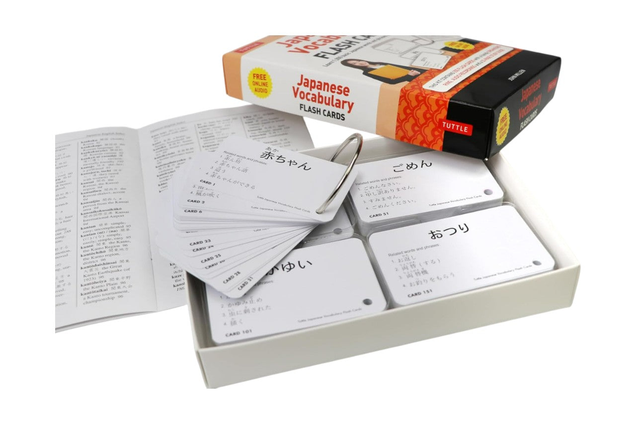 Japanese Vocabulary Flash Cards Kit