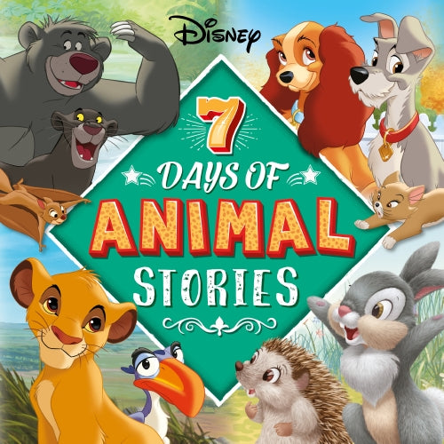  Disney: 7 Days of Animal Stories - Collection of Illustrated Tales