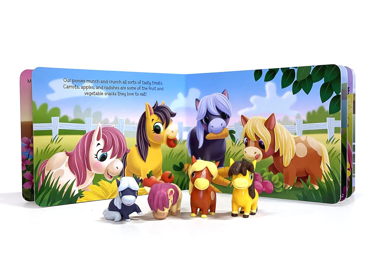 Mini Busy Book: Ponies (Board Book – Picture Book)